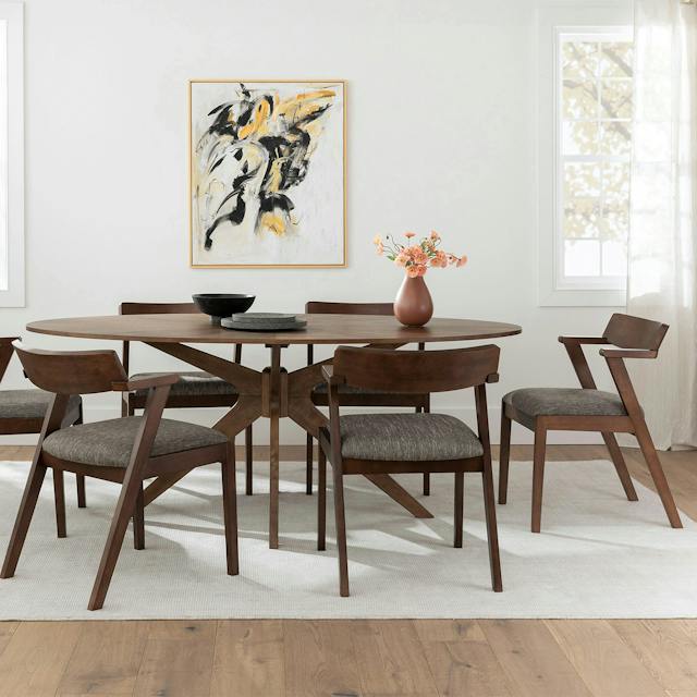 Conan Oval Oak Dining Table for 6 | Article