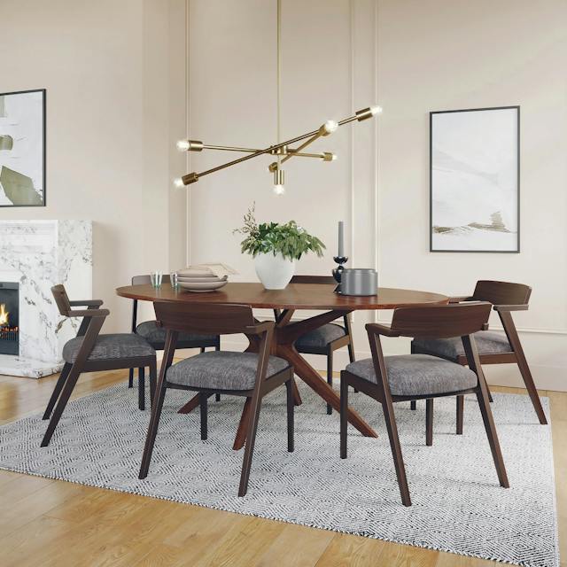 Conan Oval Oak Dining Table for 6 | Article