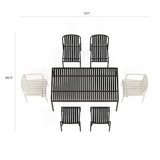 The Sarek Dining Set - Primary View 1 of 8 (Click To Zoom).