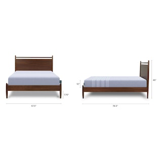 The Leesa Panel Bed Bundle - Studio Full - Primary View 1 of 6 (Click To Zoom).
