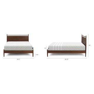 The Leesa Panel Bed Bundle - Original Queen - Primary View 1 of 6 (Click To Zoom).