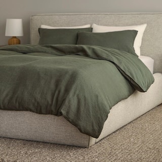 The 100% Linen Bedding Bundle - Queen - Primary View 1 of 9 (Click To Zoom).