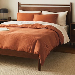 The 100% Linen Bedding Bundle - King - Primary View 1 of 9 (Click To Zoom).