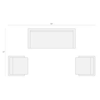 The Laholm Sofa Set - Primary View 1 of 7 (Click To Zoom).