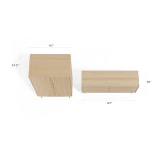 The Lenia Dresser x Armoire Bundle - Primary View 1 of 6 (Click To Zoom).