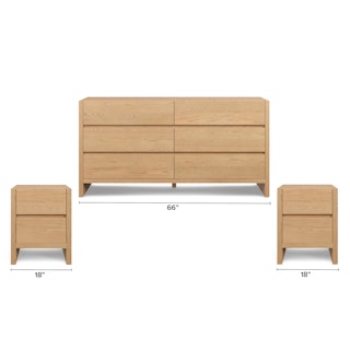 The Leif Dresser x Nightstand Bundle - Primary View 1 of 6 (Click To Zoom).