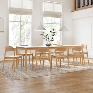 The Sylvo Dining Chair x Heidi Dining Table Bundle
