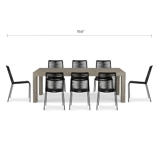 The Atica x Zina Dining Bundle - Primary View 1 of 6 (Click To Zoom).