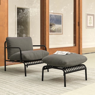 Sarek Lounge Chair x Ottoman Bundle