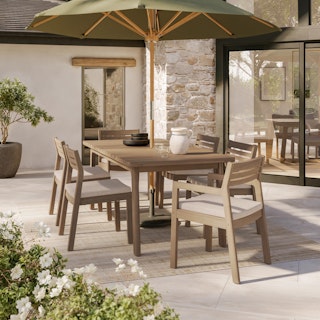 Elise Dining Table x Dining Chair Bundle - Primary View 1 of 8 (Click To Zoom).