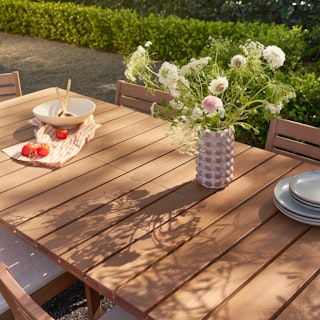 Elise Dining Table x Dining Chair Bundle - Primary View 1 of 9 (Click To Zoom).