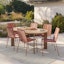 Daphne Extendable Dining Table x Zina Dining Chair Bundle - Gallery View 1 of 7.