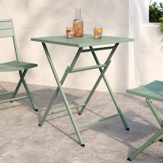 The Nina Cafe Table x Dining Chair Bundle - Primary View 1 of 6 (Click To Zoom).