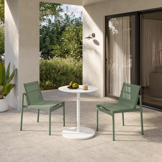 The Anders Cafe Table x Tola Dining Chair Bundle - Primary View 1 of 6 (Click To Zoom).