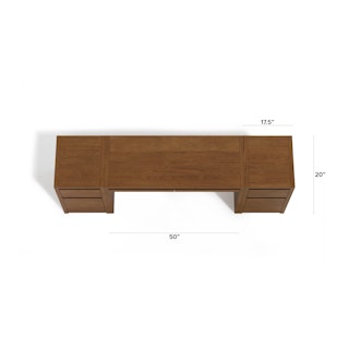 The Leif Modular Desk x File Cabinet Bundle - Primary View 1 of 6 (Click To Zoom).