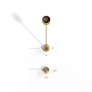 The Barbell Floor Lamp x Perforate Table Lamp Bundle - Primary View 1 of 6 (Click To Zoom).