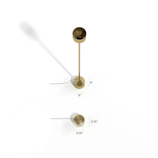 The Barbell Floor Lamp x Perforate Table Lamp Bundle - Primary View 1 of 6 (Click To Zoom).