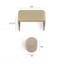 The Faydra Mini Desk x Cilo Ottoman Bundle - Gallery View 1 of 7.