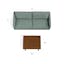 The Hanson Sofa x Cooper Coffee Table Bundle - Gallery View 1 of 6.