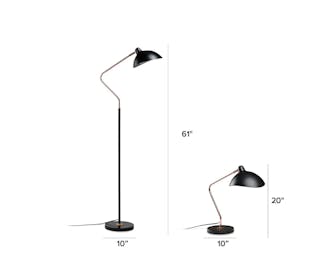 The Leap Floor Lamp x Table Lamp Bundle - Primary View 1 of 6 (Click To Zoom).