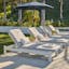 Eleya Outdoor Chaise Lounge Bundle - Gallery View 1 of 4.