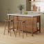 The Esse Counter Stool x Quincy Kitchen Island Bundle - Gallery View 1 of 7.