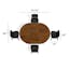 The Nosh Dining Chair x Plumas Extendable Dining Table Bundle - Gallery View 1 of 6.