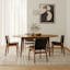 The Nosh Dining Chair x Plumas Extendable Dining Table Bundle - Gallery View 1 of 6.