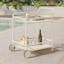 The Sarek Outdoor Bar Cart x Bench x Dining Table Bundle - Gallery View 1 of 8.