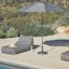The Paras Tilting Umbrella x Paima Umbrella Base Bundle - Gallery View 1 of 6.