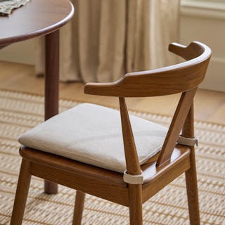 The Morton Dining Chair x Wanda Seat Cushion Bundle - Primary View 1 of 7 (Click To Zoom).