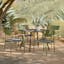 The Ballo Dining Table x Elan Dining Chair Bundle - Gallery View 1 of 6.