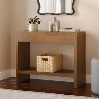 The Leif Storage Console x Alma Wall Mirror Bundle - Primary View 1 of 6 (Click To Zoom).
