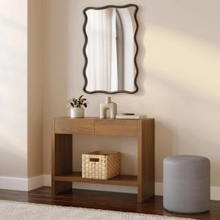The Leif Storage Console x Alma Wall Mirror Bundle