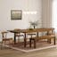 The Ashford Dining Table x Dining Bench x Morton Dining Chair Bundle - Gallery View 1 of 8.