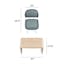 The Faydra Mini Desk x Rya Office Chair Bundle - Gallery View 1 of 6.