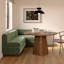 The Torme Dining Table x Malmo Banquette Bundle - Gallery View 1 of 7.