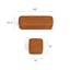 The Maribo Leather Storage Ottoman Bundle - Gallery View 1 of 6.
