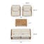 The Laholm Outdoor Loveseat x Lounge Chairs x Coffee Table Bundle - Gallery View 1 of 8.