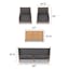 The Rosa Outdoor Sofa x Lounge Chairs x Coffee Table Bundle - Gallery View 1 of 8.