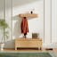 The Leif Storage Bench x Liv Shelf and Coat Rack Bundle - Gallery View 1 of 7.