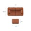 The Nora Sofa x Ottoman Bundle - Gallery View 1 of 6.