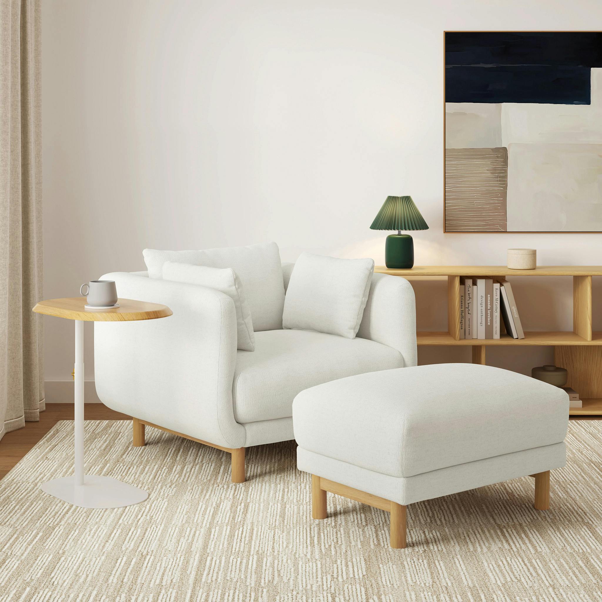 Nora Hestia Caramel Lounge Chair | Article