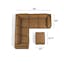 The Timber Leather Corner Sectional x Ottoman Bundle - Gallery View 1 of 6.