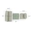 The Sarek Outdoor Loveseat x Lounge Chair x Coffee Table Bundle - Gallery View 1 of 8.