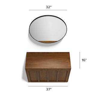 The Prima Cabinet x Mansfield Mirror Bundle - Primary View 1 of 6 (Click To Zoom).