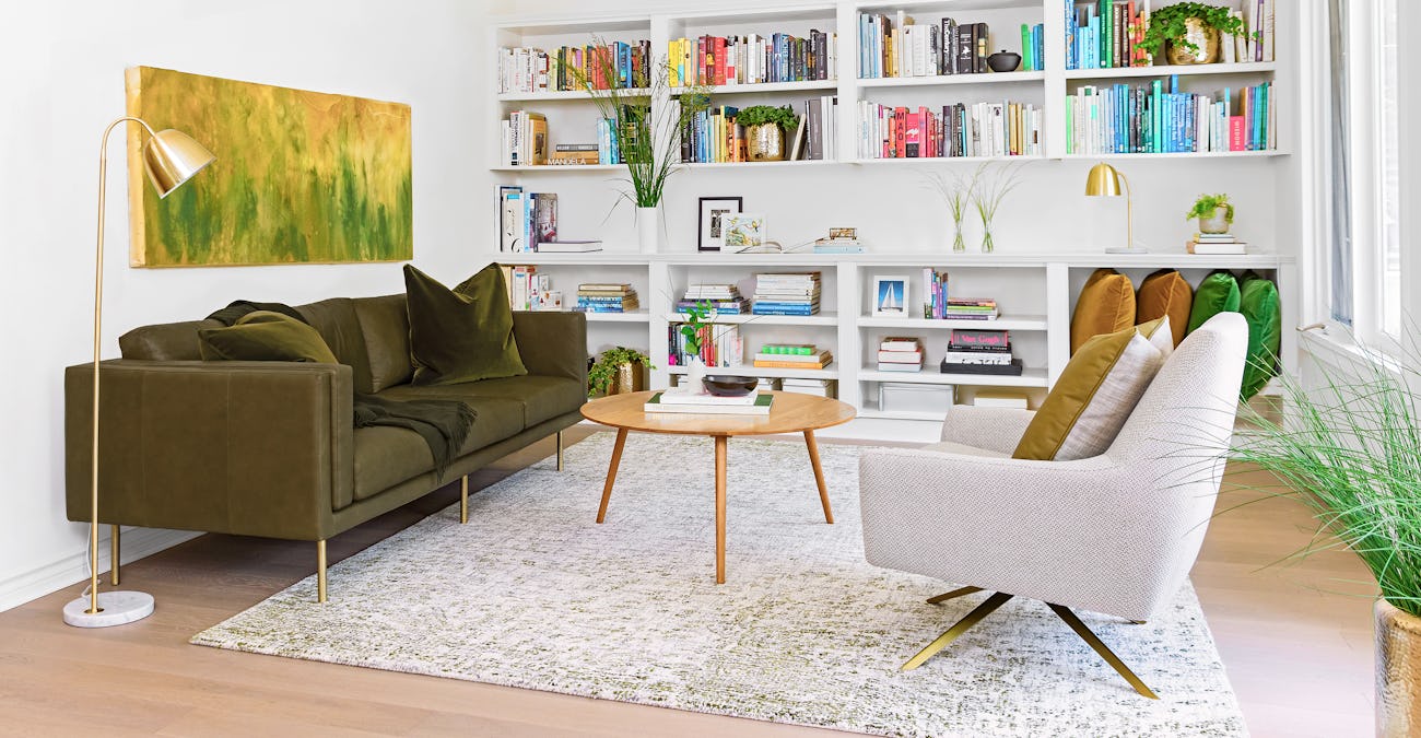 Belez Yuma Olive Green Sofa