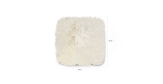 Ivory Sheepskin Seat Pads | Article Lanna Contemporary Accessories