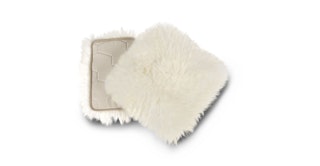 Lanna Ivory Sheepskin Seat Pad Set
