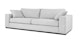 Sitka Mist Gray Sofa - Gallery View 3 of 10.